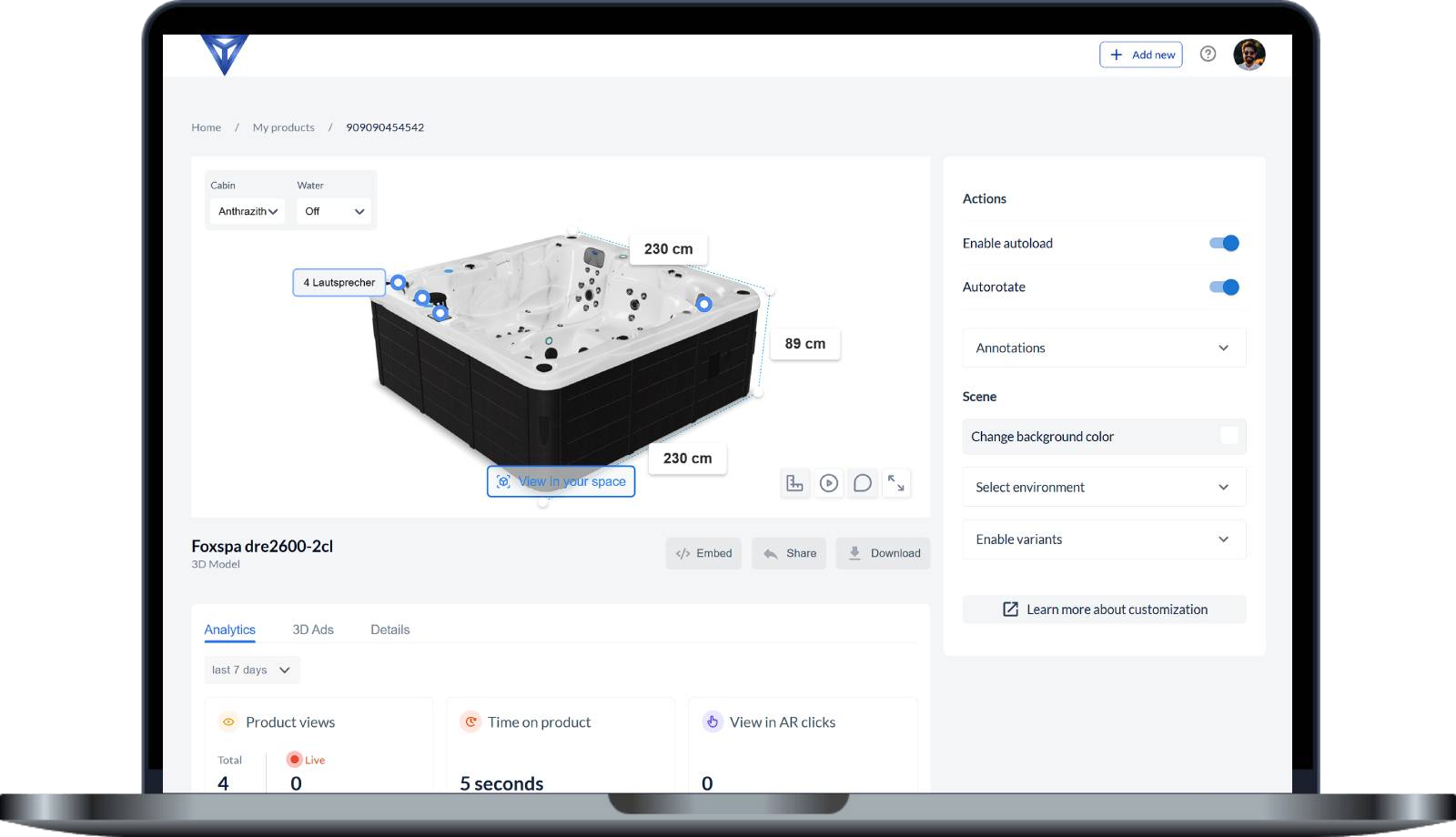 Hot Tub Platform Dashboard